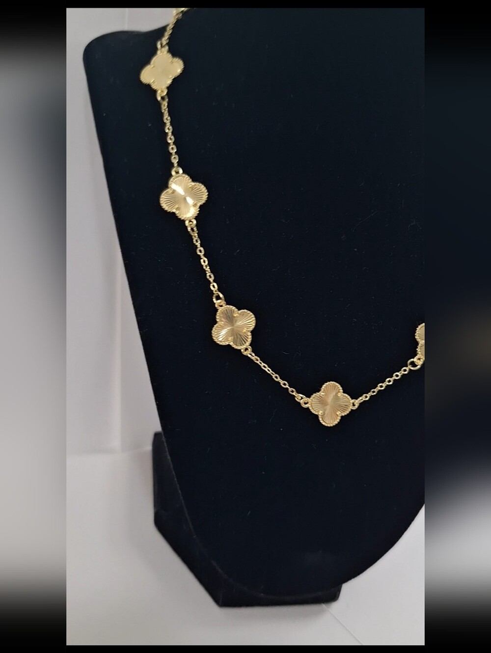2026 Design Gold Filled Multi Clovers necklace - Picture 4 of 10